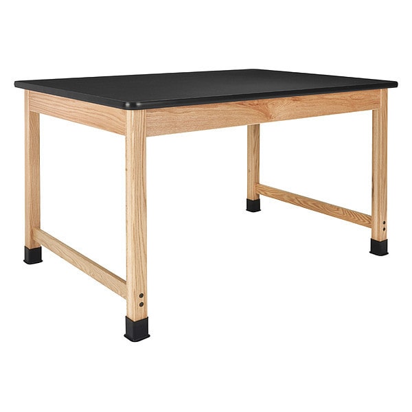 Rectangle Table, 72" W, 74" L, 34" H, Epoxy Resin, black