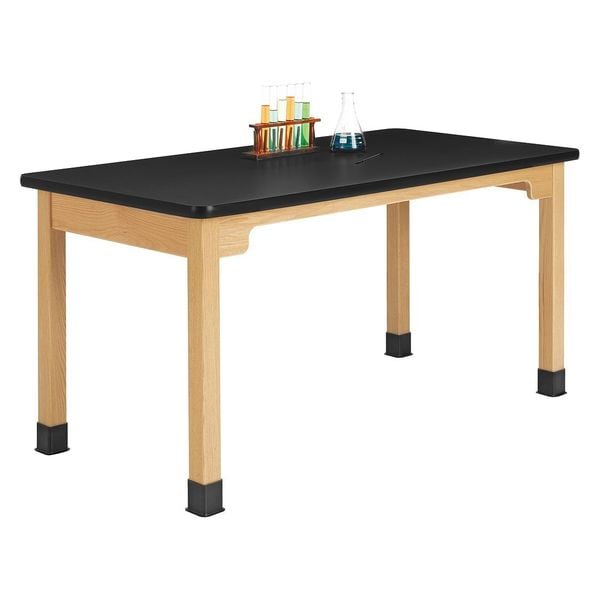 Rectangle Table, 60" W, 30" H, Wood
