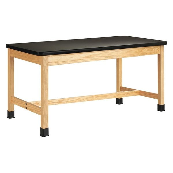 Rectangle Table, 72" W, 74" L, 36" H, HPL, black