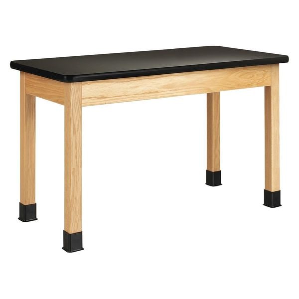 Rectangle Table, 72" W, 30" H, Wood Oak