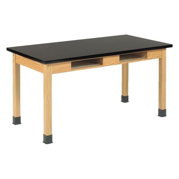 Compartment Table Compartment Table, Red Oak