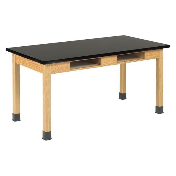 Compartment Table Compartment Table, Red Oak