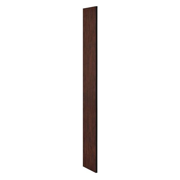 End Panel, Flat Top, 15" Wx72" H, Mahogany