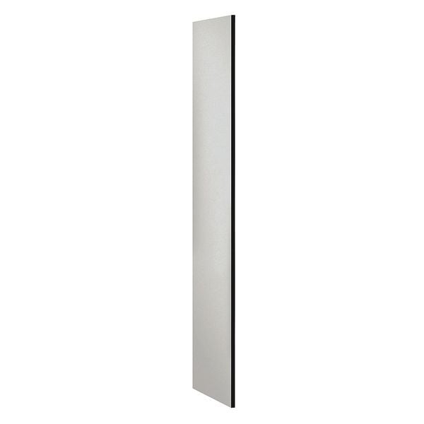 End Panel, Flat Top, 18" Wx72" H, Gray