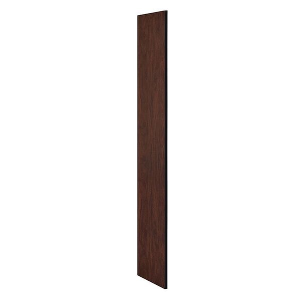 End Panel, Flat Top, 18" Wx72" H, Mahogany