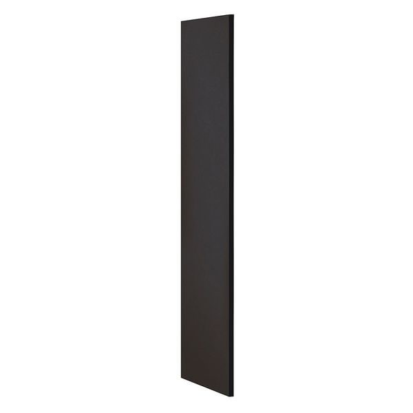 End Panel, Flat Top, 24" Wx72" H, Black