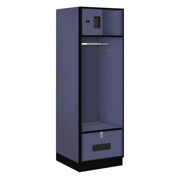 Open Access Locker, 24Wx76Hx24"D, Blue