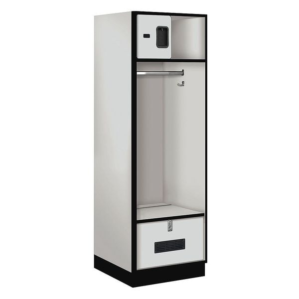 Open Access Locker, 24Wx76Hx24"D, Gray
