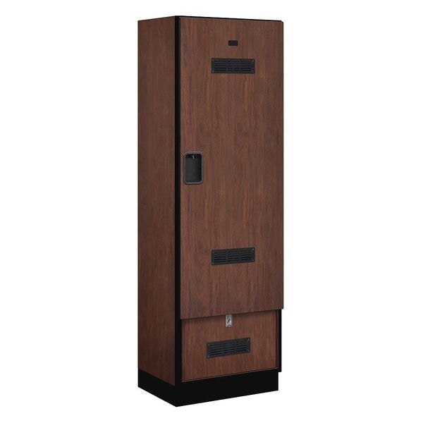 Gear Locker, 24Wx76Hx18"D, Mahogany