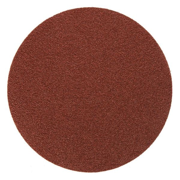 Coarse Cut, Grip Disc, 5", P100, PK50, 5" Dia, No Hole, Aluminum Oxide, P100 Grit, Semi Open Coat Type