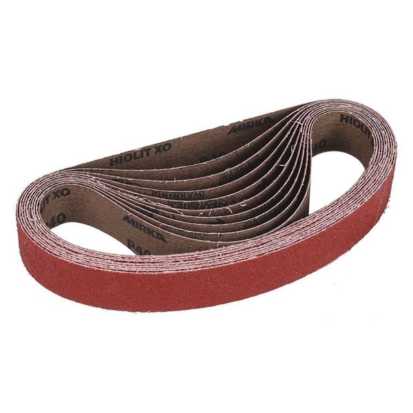 Sanding Belt, 2-1/2" W, 14" L, 120 Grit, Hiolit X