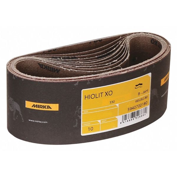 Sanding Belt, 3" W, 24" L, 40 Grit, Hiolit X