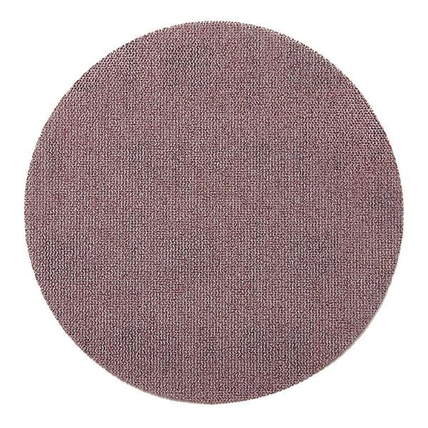 Mesh Grip, Disc, 11", P120 Grit, PK50, 11" Dia, Thousands of Small Holes, Aluminum Oxide, P120 Grit