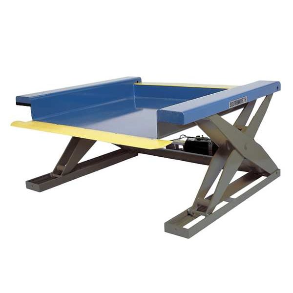 Scissor Lift Table, 2000 lb. Cap, 115V, 44"W, 48"L