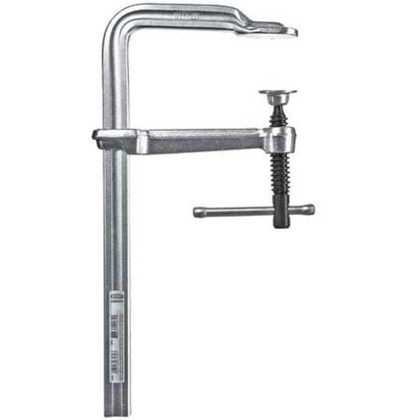 24 in Bar Clamp, Tempered Drop-Forged Steel Handle and 4 3/4 in Throat Depth