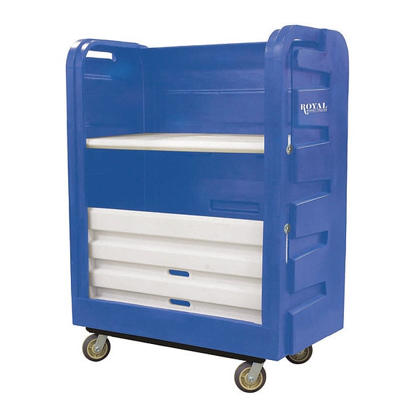 Turnabout Trk, 48 Cu ft., Blue, Plstc, A