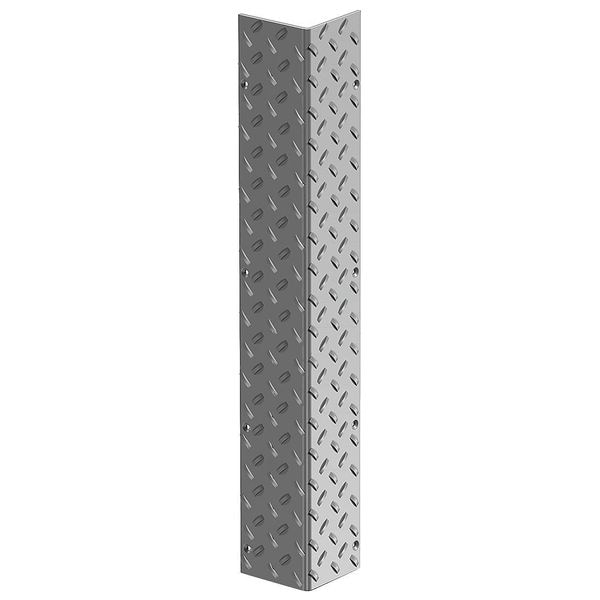 Corner Guard, Flame Retardant, Silver, 3"W X 48"H