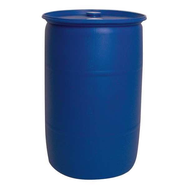 Closed Head Transport Drum, Polyethylene, 55 gal, Unlined, Blue