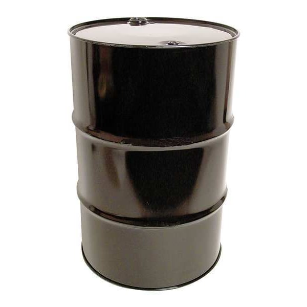 Closed Head Transport Drum, Steel, 55 gal, Lined, Black