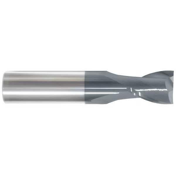Carbide End Mill, 1/2In, 2FL, Single