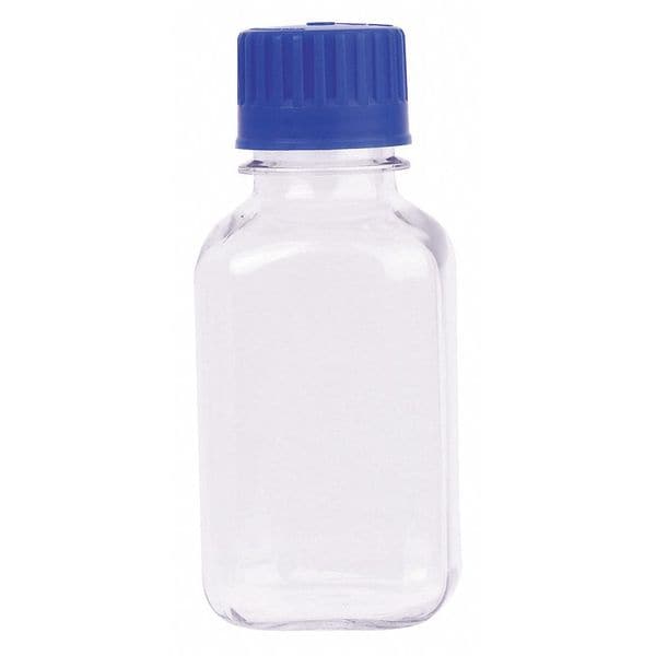 Bottle, PETG, 250mL, Square, PK24