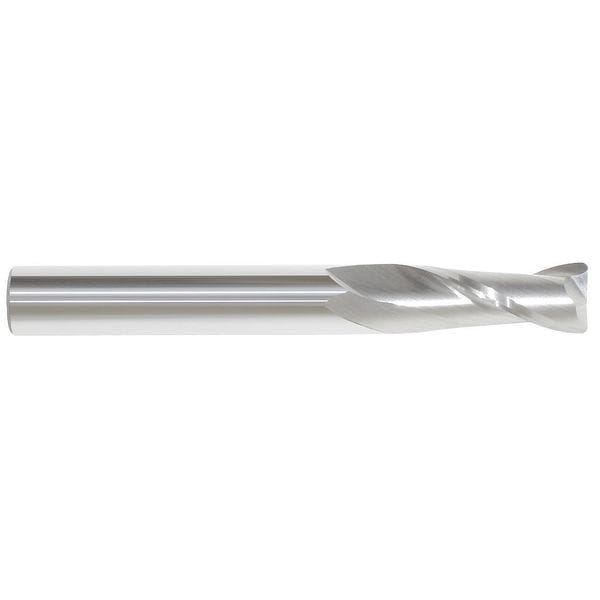 Carbide End Mill, 1/2In, 2FL, Single, 3In