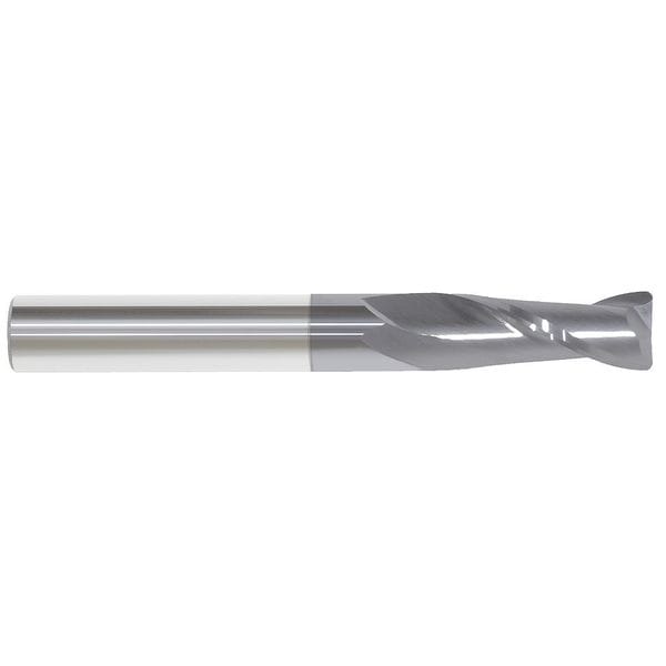 Carbide End Mill, 1/2In, 2FL, Single, 3In