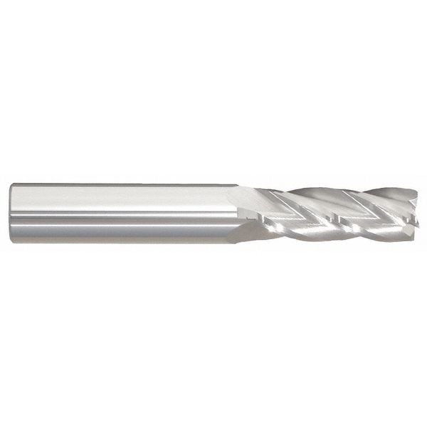 Carbide End Mill, 1-1/4In, 4F, Single, 4-1/2