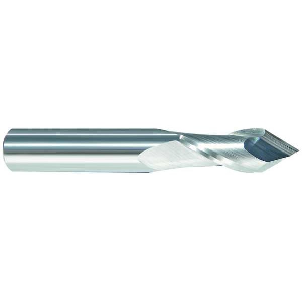 Carbide Drill Mill, 1/2In, 2FL, Single