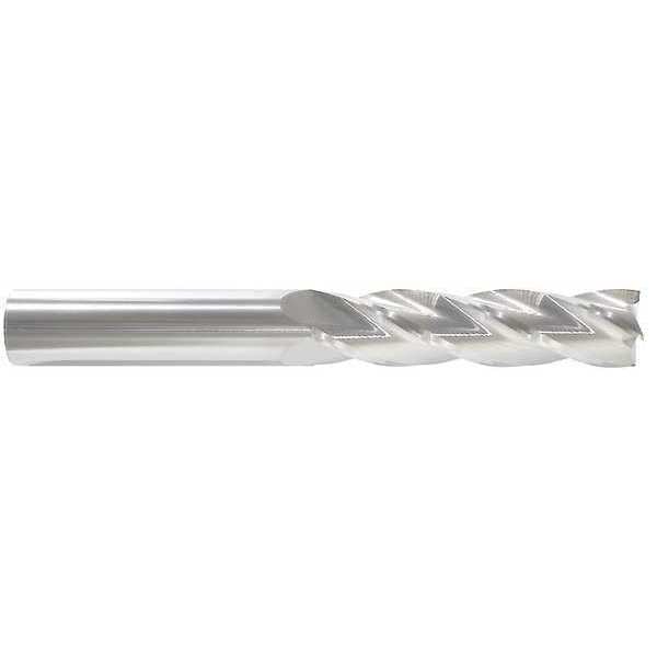 Carbide End Mill, 1/2In, 4FL, Single, 4In