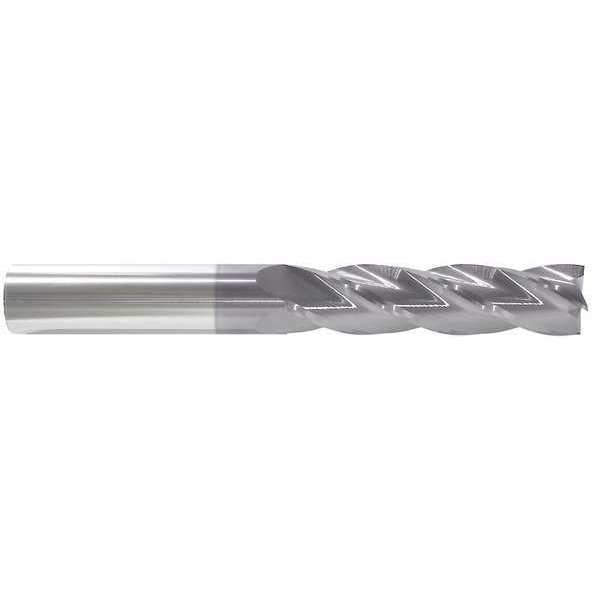 Carbide End Mill, 1/2In, 4FL, Single, 4In