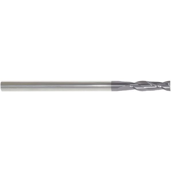 Carbide End Mill, 1/2In, 2FL, Single, 6In