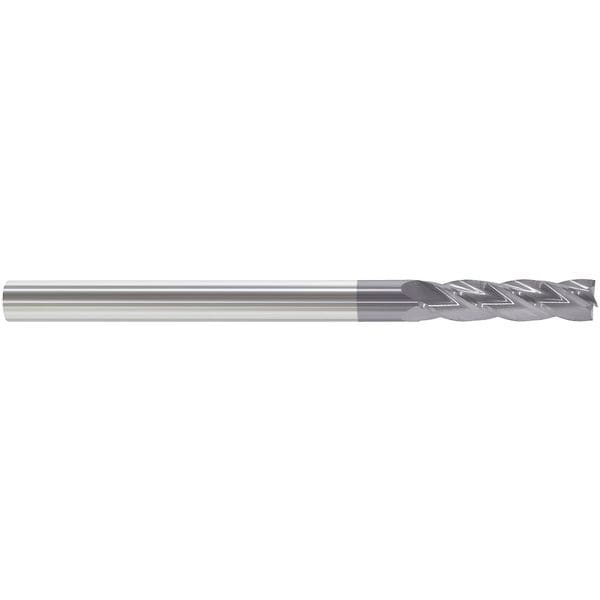 Carbide End Mill, 1/2In, 4FL, Single, 6In
