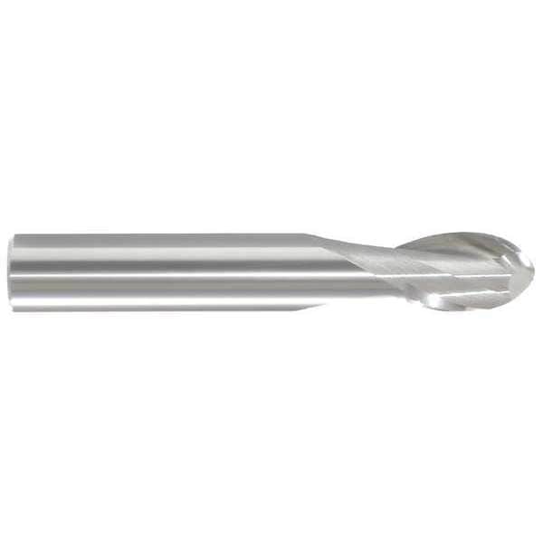 Carbide End Mill, 1/2In, 2FL, Single, 2-1/2