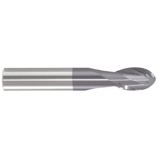 Carbide End Mill, 1/2In, 2FL, Single, 2-1/2