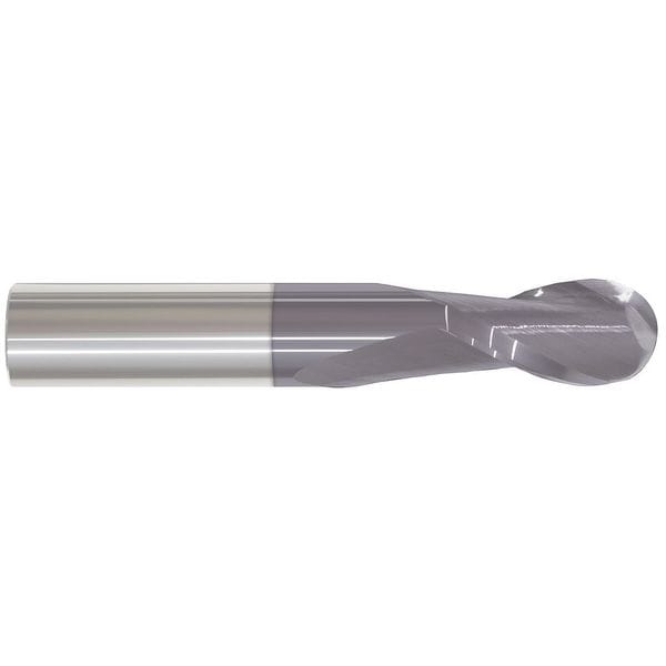 Carbide End Mill, 1/2In, 2FL, Single, 3In
