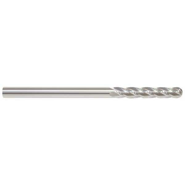 Carbide End Mill, 1/2In, 4FL, Single, 4In