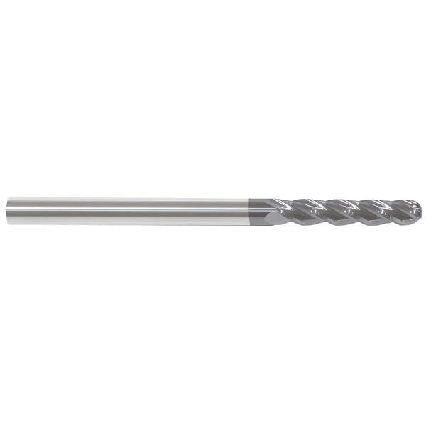 Carbide End Mill, 1/2In, 4FL, Single, 4In
