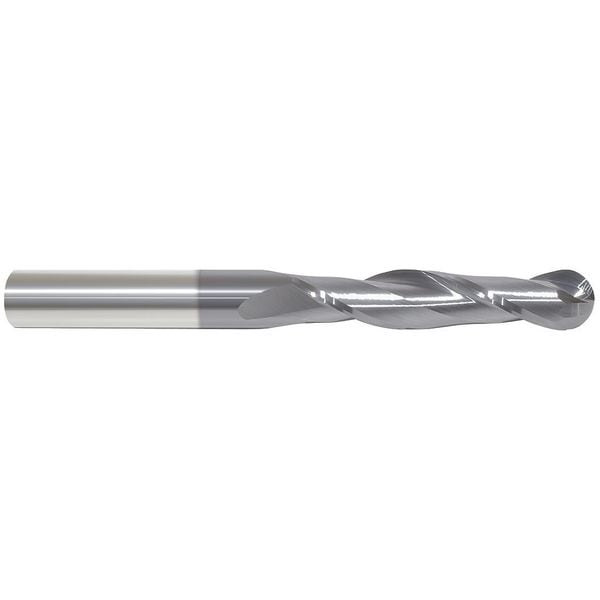 Carbide End Mill, 1/2In, 2FL, Single, 4In