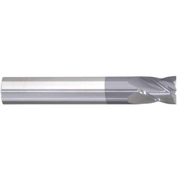 Carbide End Mill, 1/2In, 4FL, Single