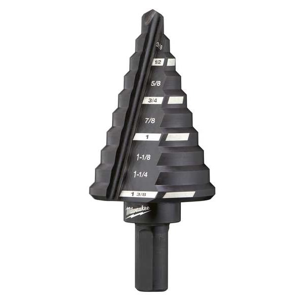 No. 5 Step Drill Bit, 1/4" - 1-3/8" by 1/8"
