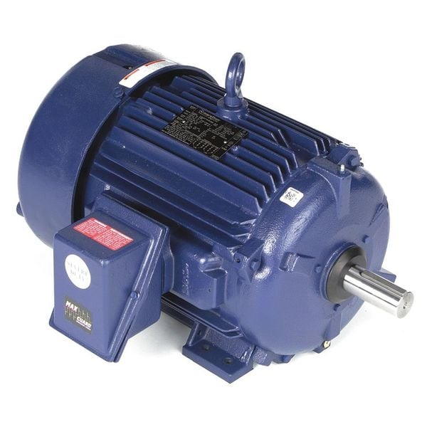 Three-Phase Severe Duty Motor, 20 HP, 256T Frame, 230/460V AC Voltage, 1,768 Nameplate RPM