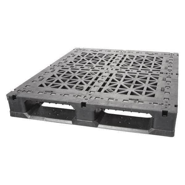Polyethylene Pallet, 48 in L, 40 in W, 5 7/8 in H, 5,000 lb Dynamic