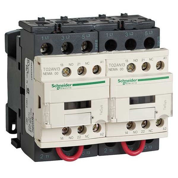 120VAC Reversing Magnetic Contactor 3P 18A NEMA 0