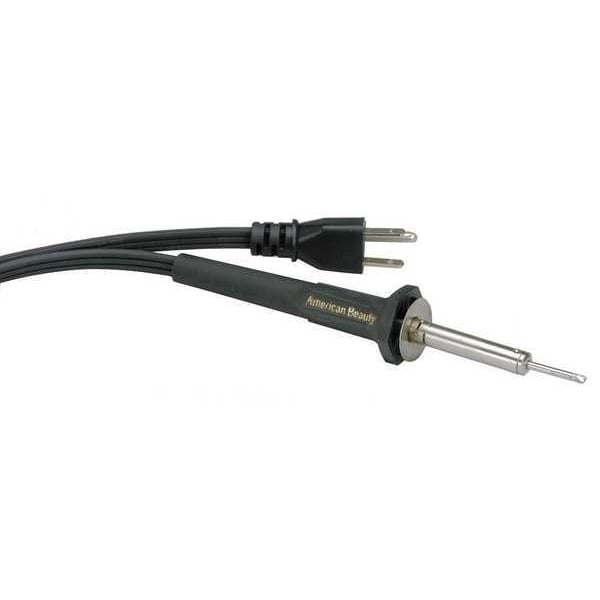 Soldering Iron, 6.5in L, Black/Silver