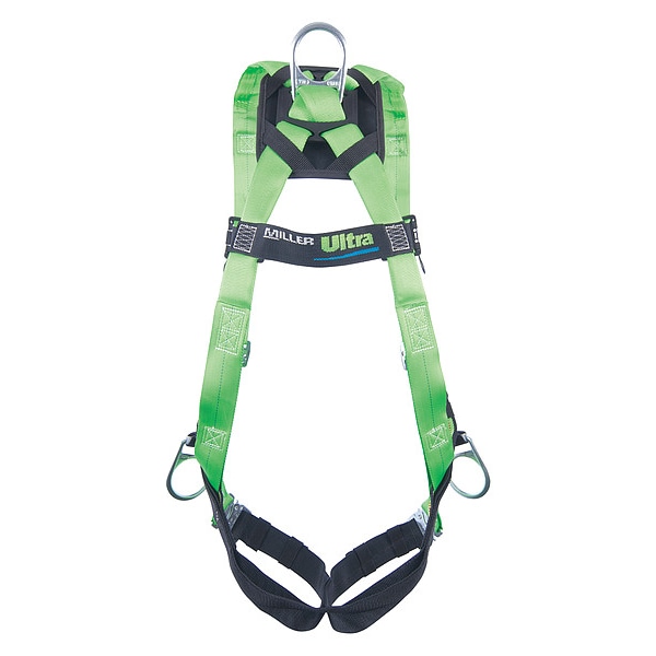 Duraflex Python(R) Ultra Full Body Harness, 3XL, 400 lb., Quick-Connect Chest/ Back, Hips D-Ring