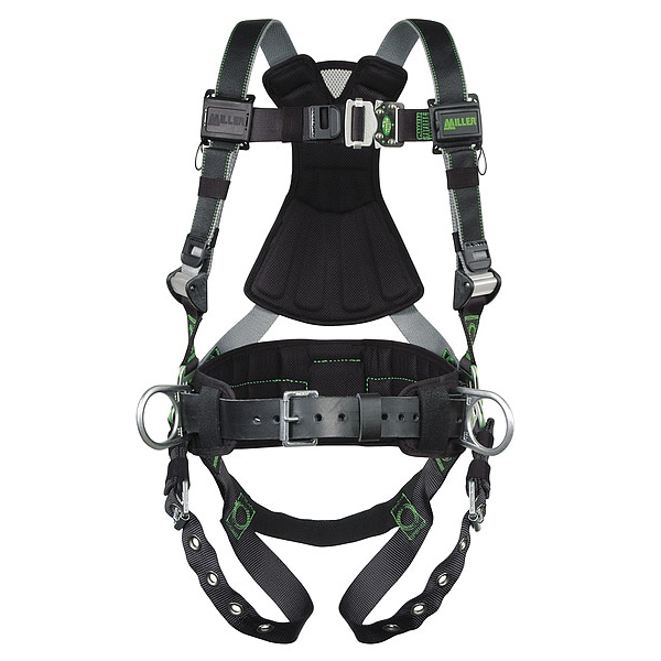 Revolution(R) Full Body Harness, 2XL/3XL, 400 lb., Quick-Connect Chest/ Tongue Leg Straps