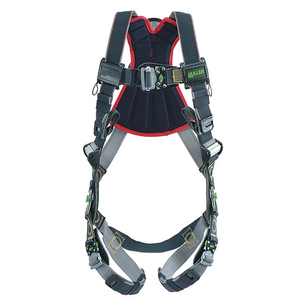 Revolution(R) Arc-Flash Rated Full Body Harness, S/M, 400 lb., Quick-Connect Chest/ SIde D-Ring
