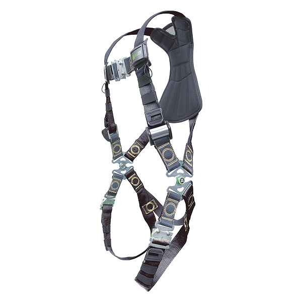 Revolution(R) Full Body Harness for Hot Work, 2XL/3XL, 400 lb., Quick-Connect Chest/ Back D-Ring