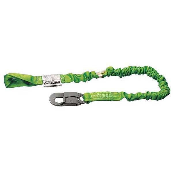 Miller Shock Absorbing Lanyard, 6 ft. Length, Web Loop, Polyester, 1 Leg(s), 310 lb. Weight Capacity